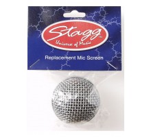 Stagg SPA-M58H сменная решетка (экран) для микрофона. Форма головки: сферическая. Цвет: матовый хром