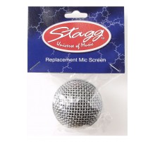 Stagg SPA-M58H сменная решетка (экран) для микрофона. Форма головки: сферическая. Цвет: матовый хром