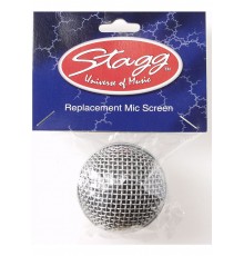 Stagg SPA-M58H сменная решетка (экран) для микрофона. Форма головки: сферическая. Цвет: матовый хром
