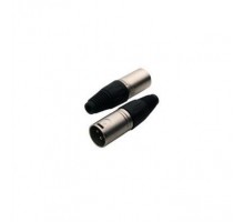 Rockcable RCL10000 P кабельный балансный разъем XLR male, 3 контакта, металл/ крышка пластик