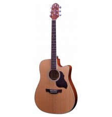 Crafter DE-7/NC электроакустическая гитара дредноут