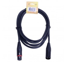 Superlux CFM2.5FM балансный сигнальный кабель, 2,5 м, XLR3F - XLR3M, сечение проводников 0,13 мм
