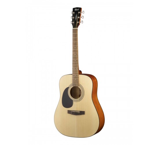 Cort AD810 LH OP акустическая гитара, левосторонняя, корпус  дредноут, верх ель, корпус махогани, гриф из красного дерева с накладкой из палисандра