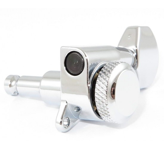 HC tuner LC721-D07 колки локовые 6 в линию, профилированные, хром