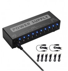 Power Supply PS-12V блок питания для гитарных эффектов на 8 выходов