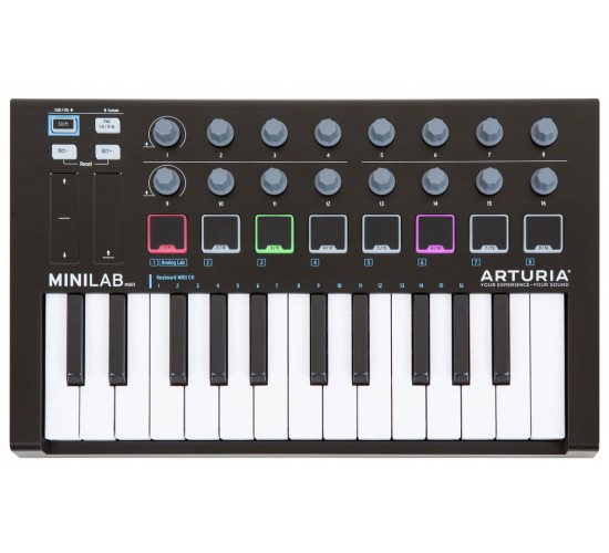 Arturia MiniLab mkII Black Edition 25-клавишнная MIDI-клавиатура