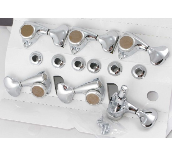 Gotoh SGV-510Z-L5 MG-TRAD, колки локовые, 3+3, хром