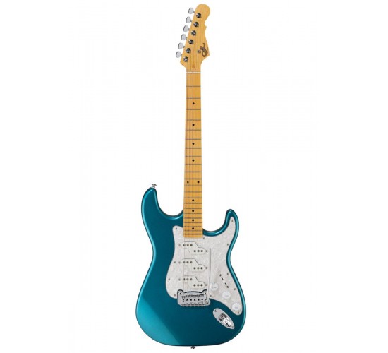 G&L Tribute Comanche Emerald Blue MP Poplar электрогитара