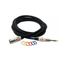 Rockcable RCL 30383 D7 M BA Кабель балансный XLR (M) - джек стерео, 3 м