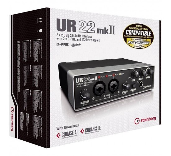 Steinberg UR22 MK II звуковой USB-интерфейс