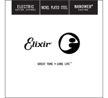 Elixir 15232 Nanoweb Отдельная струна для электрогитары, никелированная, .032