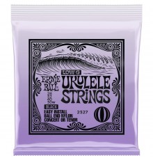 Ernie Ball 2327 струны для укулеле концерт/тенор черный нейлон, ball end Wound G