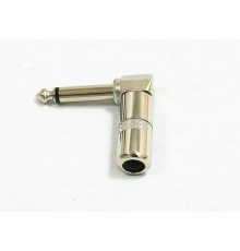 Invotone J130C джек моно, кабельный, 6.3 мм угловой, корпус металл