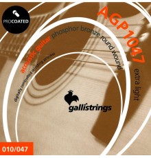 Galli AGP1047 Комплект струн для акустической гитары, фосфорная бронза