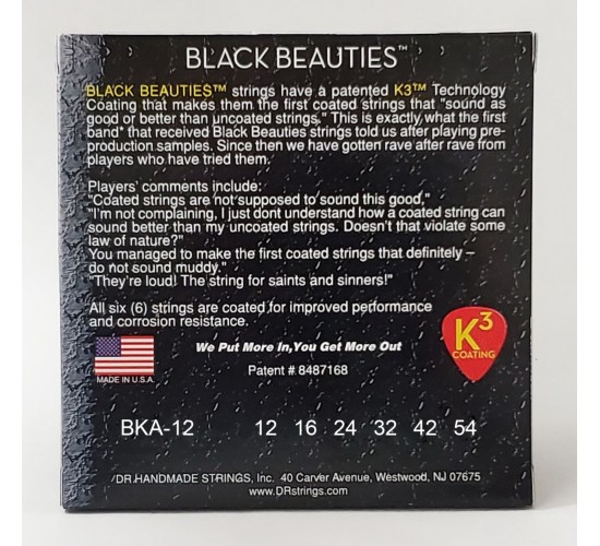 DR BKA-12 Струны для акустической гитары
