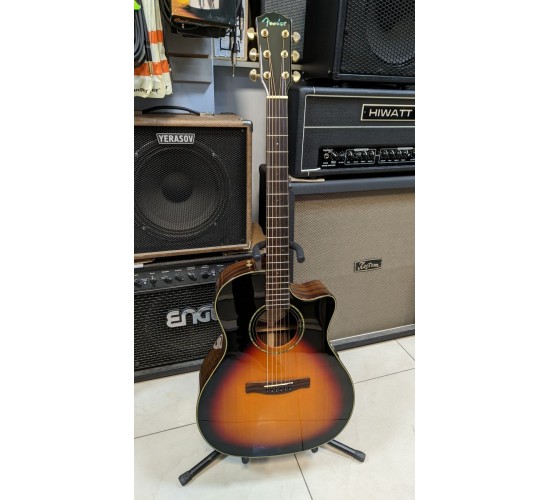 Fender GA45SCE 3TS электроакустическая гитара с кейсом USED