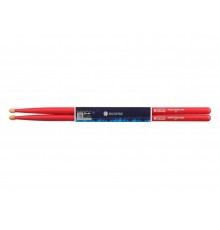 HUN 10104003 Colored Series Bluefire 5A Барабанные палочки, орех гикори, красные