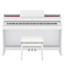 Casio Celviano AP-470WE цифровое фортепиано, белое с банкеткой