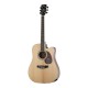 Cort MR710F NAT Электроакустическая гитара, с вырезом, цвет натуральный глянцевый