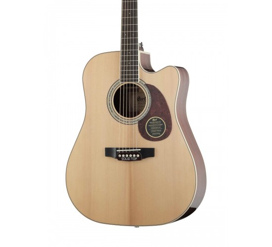 Cort MR710F NAT Электроакустическая гитара, с вырезом, цвет натуральный глянцевый