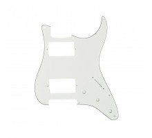 Musiclily MX1379AW Защитная накладка электрогитары Fender Stratocaster HH, 3 слоя, белая