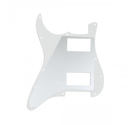 Musiclily MX1379AW Защитная накладка электрогитары Fender Stratocaster HH, 3 слоя, белая