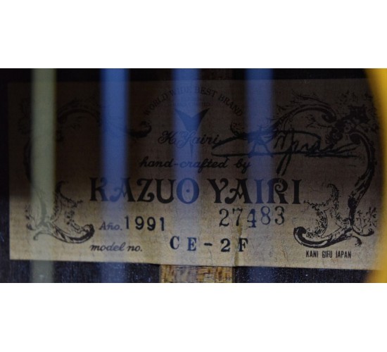 Kazuo Yairi CE-2F классическая гитара, Япония USED