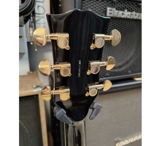 Grass Roots Les Paul Custom электрогитара, цвет черный, Корея USED