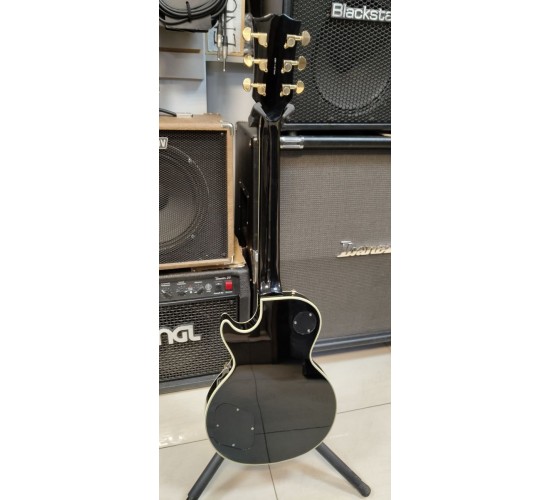Grass Roots Les Paul Custom электрогитара, цвет черный, Корея USED