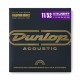 Dunlop DAP1152 струны для акустической гитары из фосфорной бронзы 11-52