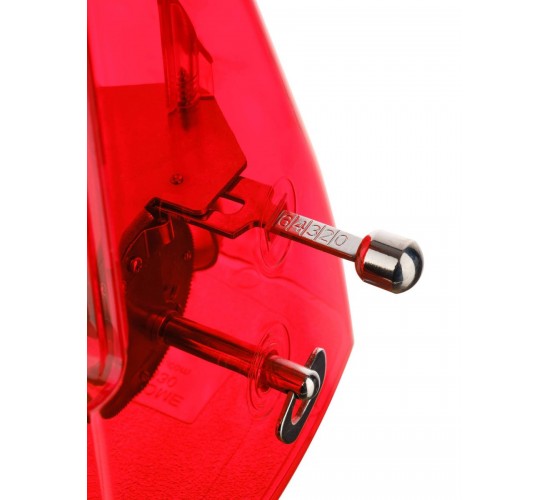 Cherub WSM-330TRD Метроном механический прозрачный красный