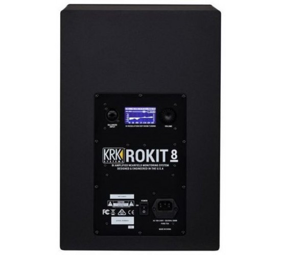 KRK RP8G4 пара активных 2-х полосных (Bi-Amp) 8-ти дюймовых студийных звуковых мониторов
