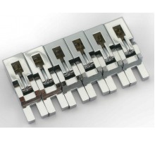 Floyd Rose Special Подобранный набор седел (без сухарей и зажимных винтов), хром