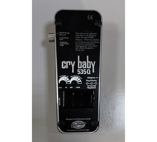 Dunlop Cry Baby 535Q гитарная педаль - вау-вау USED