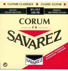 Savarez 500PR Corum Комплект струн для классической гитары, норм.натяжение, посеребренные