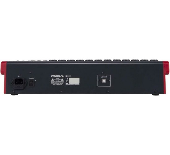 Proel MQ16USB 16-канальный микшерный пульт с DSP-процессором и USB-интерфейсом