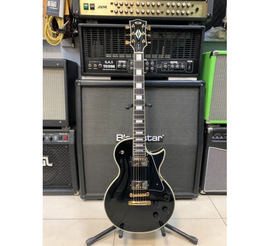 Fujigen FGN Les Paul Custom электрогитара, цвет черный, Япония 2013 USED