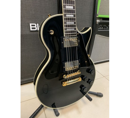 Fujigen FGN Les Paul Custom электрогитара, цвет черный, Япония 2013 USED