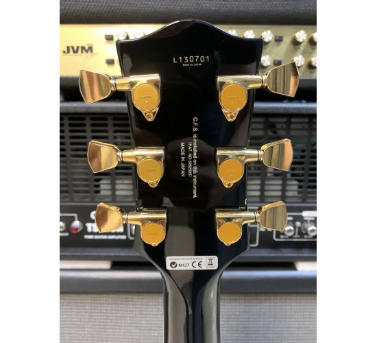 Fujigen FGN Les Paul Custom электрогитара, цвет черный, Япония 2013 USED