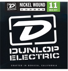 Dunlop DEN1150 комплект струн для электрогитары, никелированные, Medium Heavy, 11-50