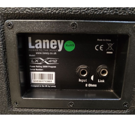 Laney LX412 гитарный кабинет, 4x12'', 200 Вт, 8 Ом, выставочный образец