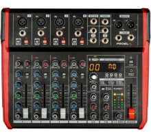 Proel PLAYMIX8 8-канальный микшерный пульт с DSP-процессором, Bluetooth-модулем