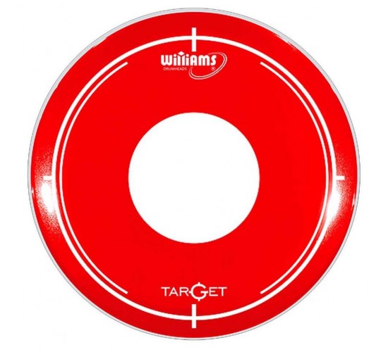 Williams RDT2-7MIL-12 двуслойный пластик, 12", красный с точкой