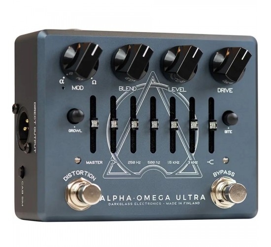 Darkglass Alpha Omega Ultra V.2 AUX предусилитель, дисторшн для бас-гитары