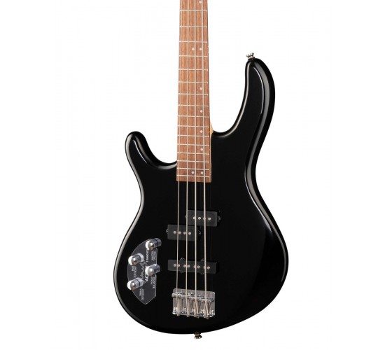 Cort Action Bass Plus LH BK Бас-гитара, леворукая, черная, с чехлом