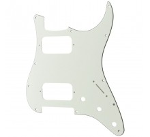 Musiclily MX2248AW Защитная накладка электрогитары Fender Stratocaster HH, 3 слоя, белая