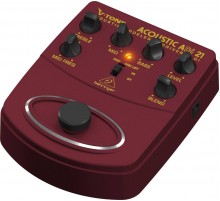 Behringer ADI21 педаль моделирования акустич. усилит / предусилитель для прямой записи / DI-бокс