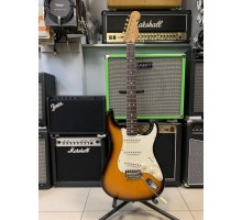 Fender Stratocaster Tex-Mex SSS электрогитара, цвет sunburst, Мексика 1996 USED