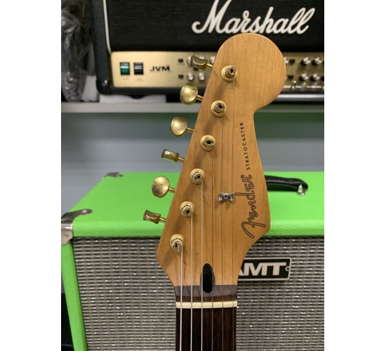 Fender Stratocaster Tex-Mex SSS электрогитара, цвет sunburst, Мексика 1996 USED