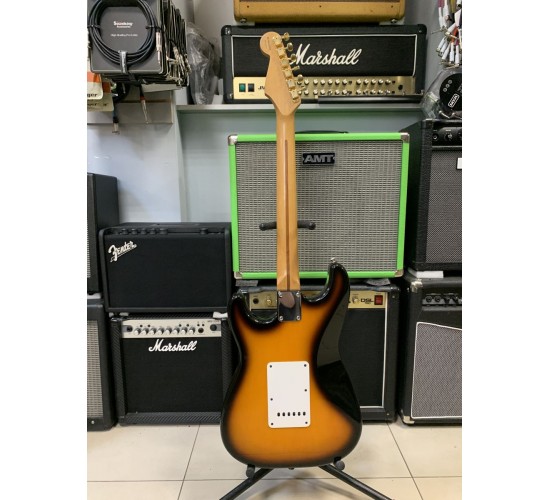 Fender Stratocaster Tex-Mex SSS электрогитара, цвет sunburst, Мексика 1996 USED